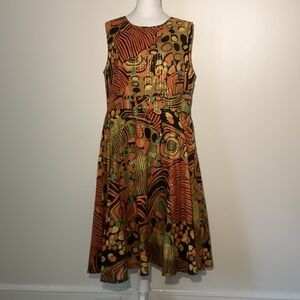 Ashro Womens Sleeveless Skater Dress